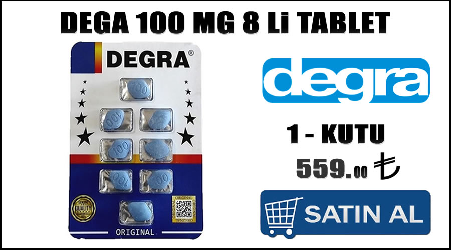 Degra 100 mg 8 li hap eczane satışı