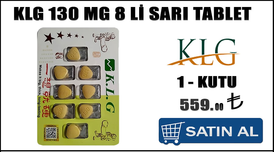 Klg sarı 130 mg tablet satışı
