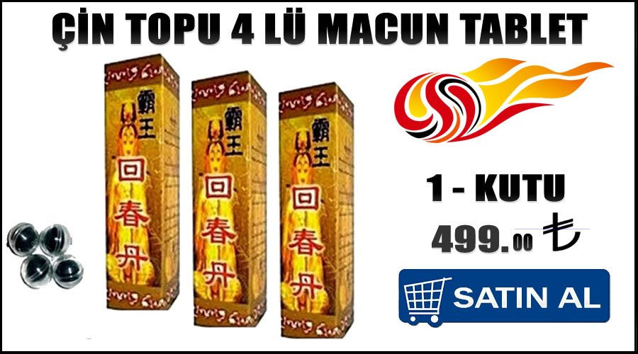 Çin topu 4 lü tablet macunu satın al