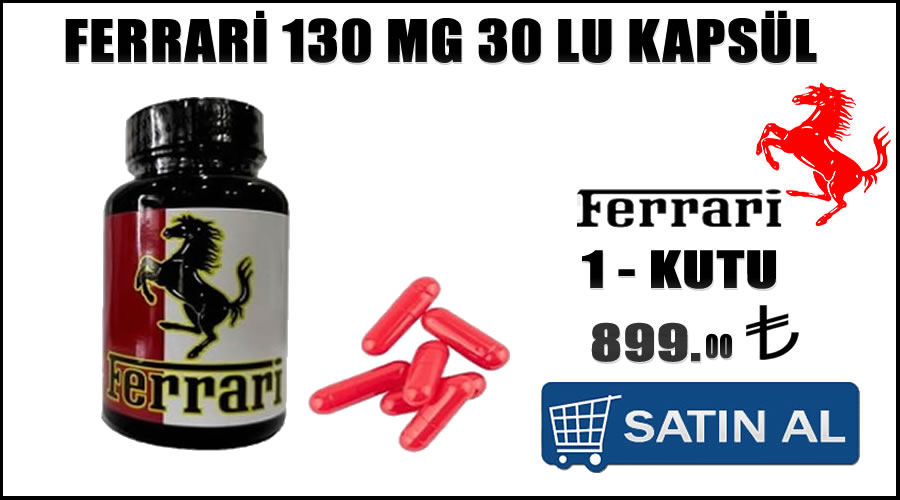 Ferrari 30 lu hap sipariş hattı
